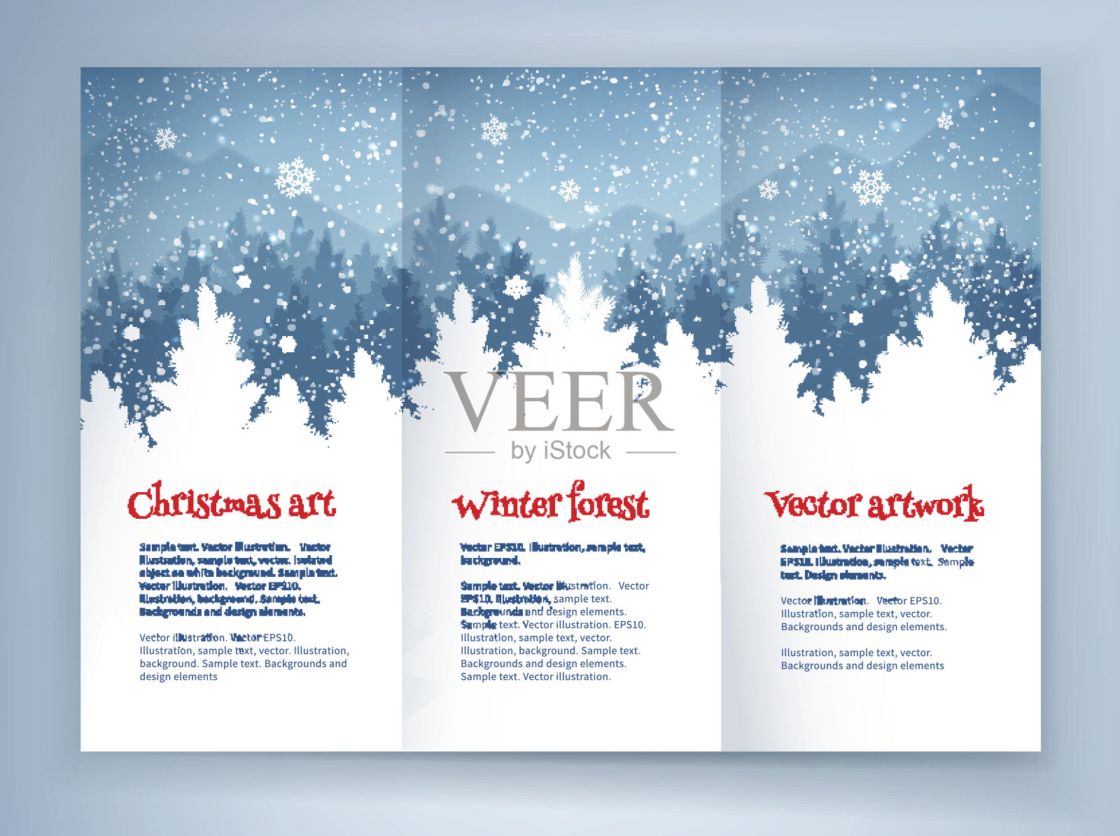 圣诞节传单设计设计模板素材