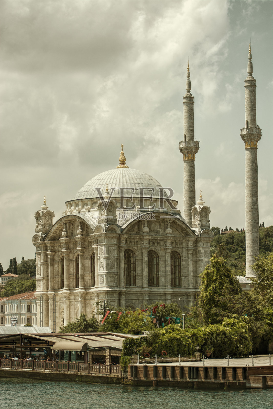 Ortakoy清真寺-伊斯坦布尔照片摄影图片