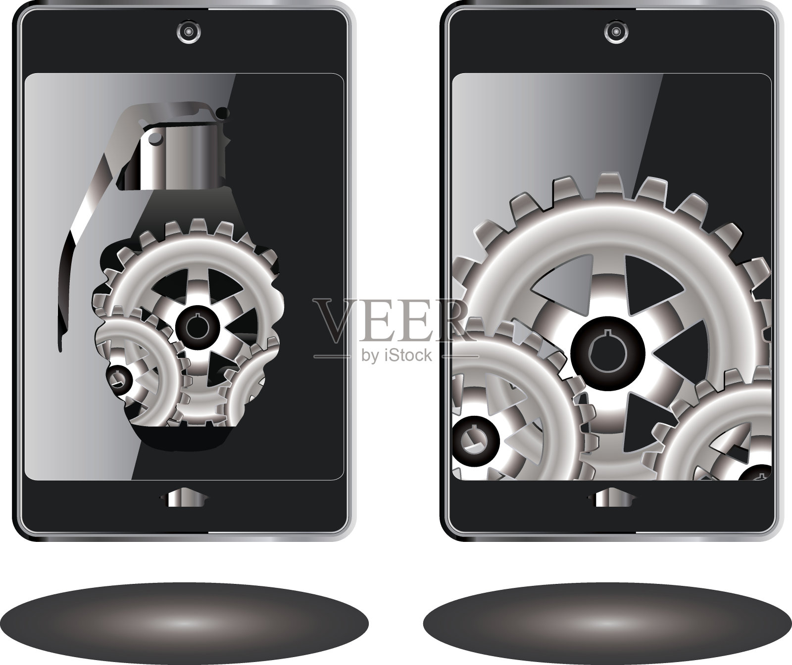 移动电话插画图片素材