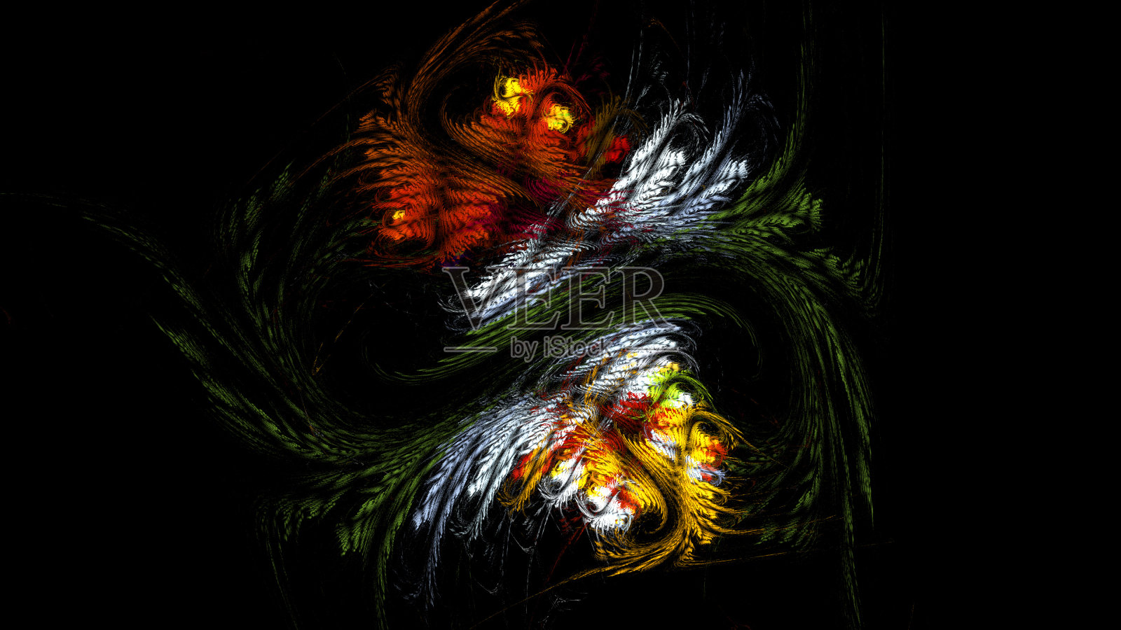 彩色水彩爆炸抽象背景照片摄影图片