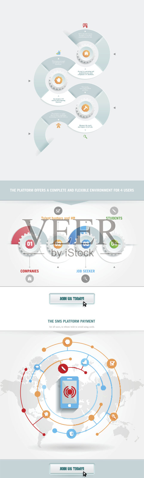 设置矢量信息图元素插画图片素材