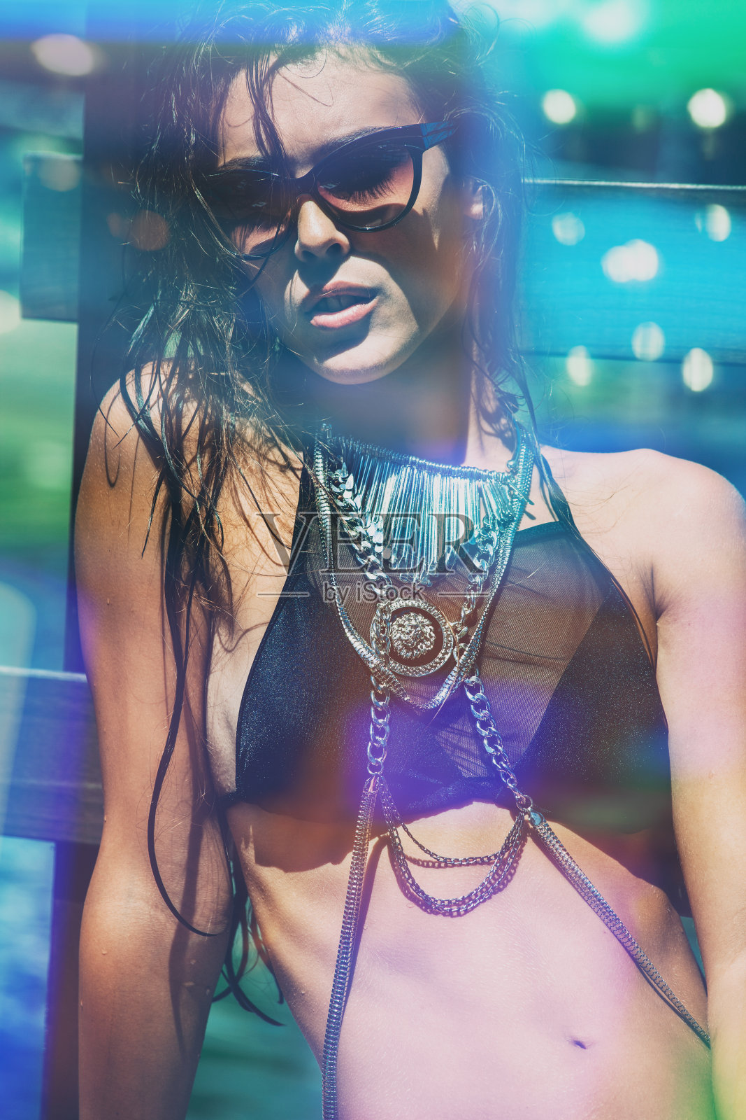 夏天的时尚照片摄影图片