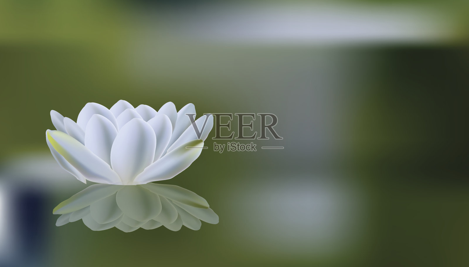 浪漫的夏季背景设计元素图片