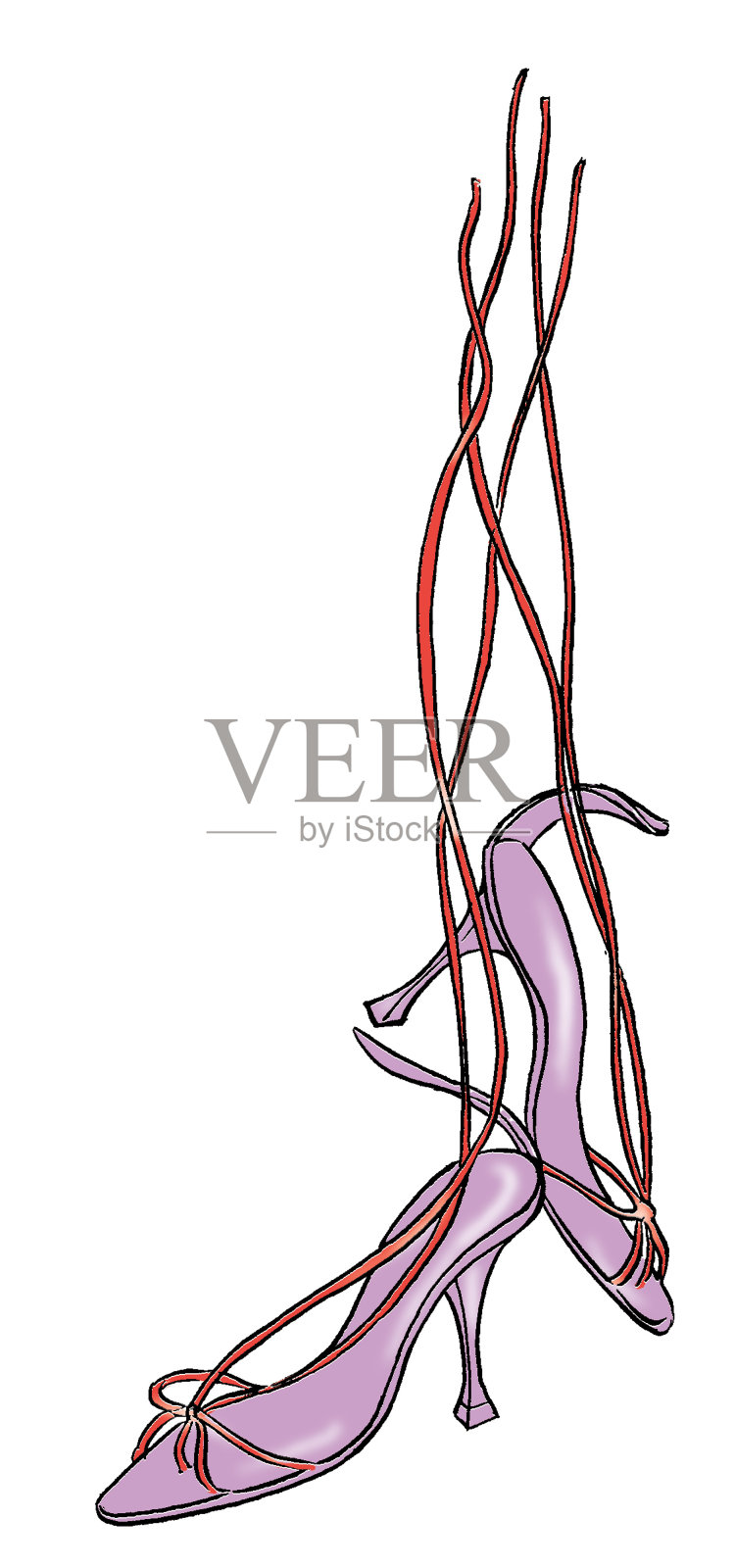 鞋插画图片素材