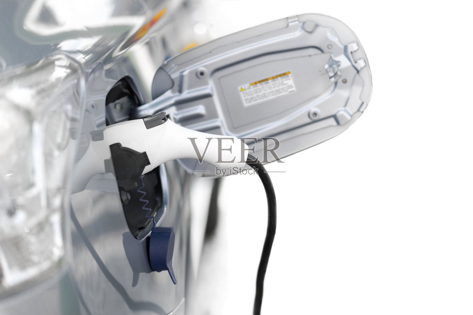 电动汽车充电枪照片摄影图片