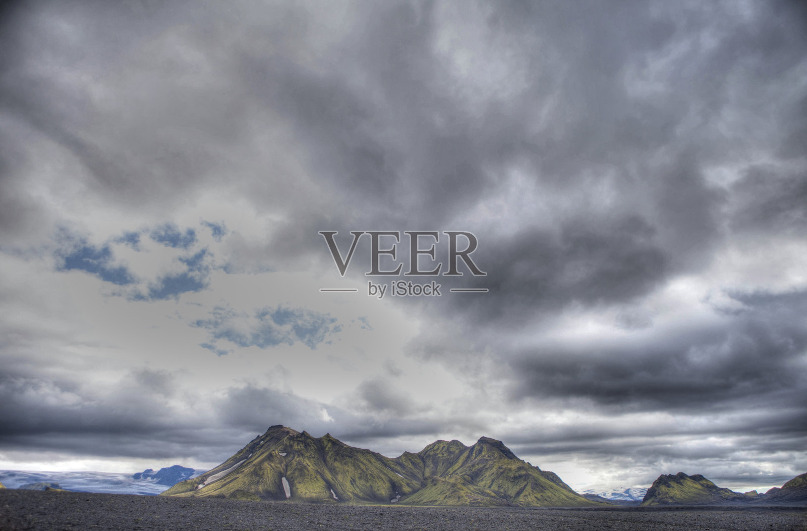 火山景观- landmanalaugar，冰岛照片摄影图片