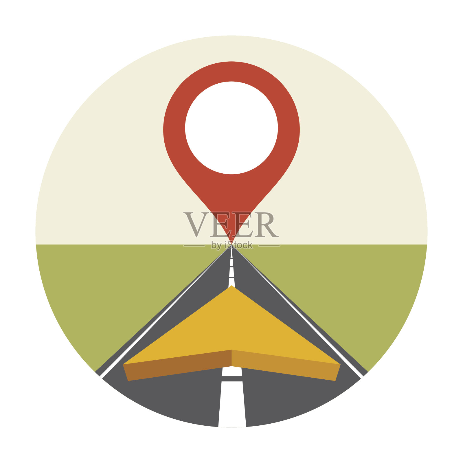 导航插画图片素材