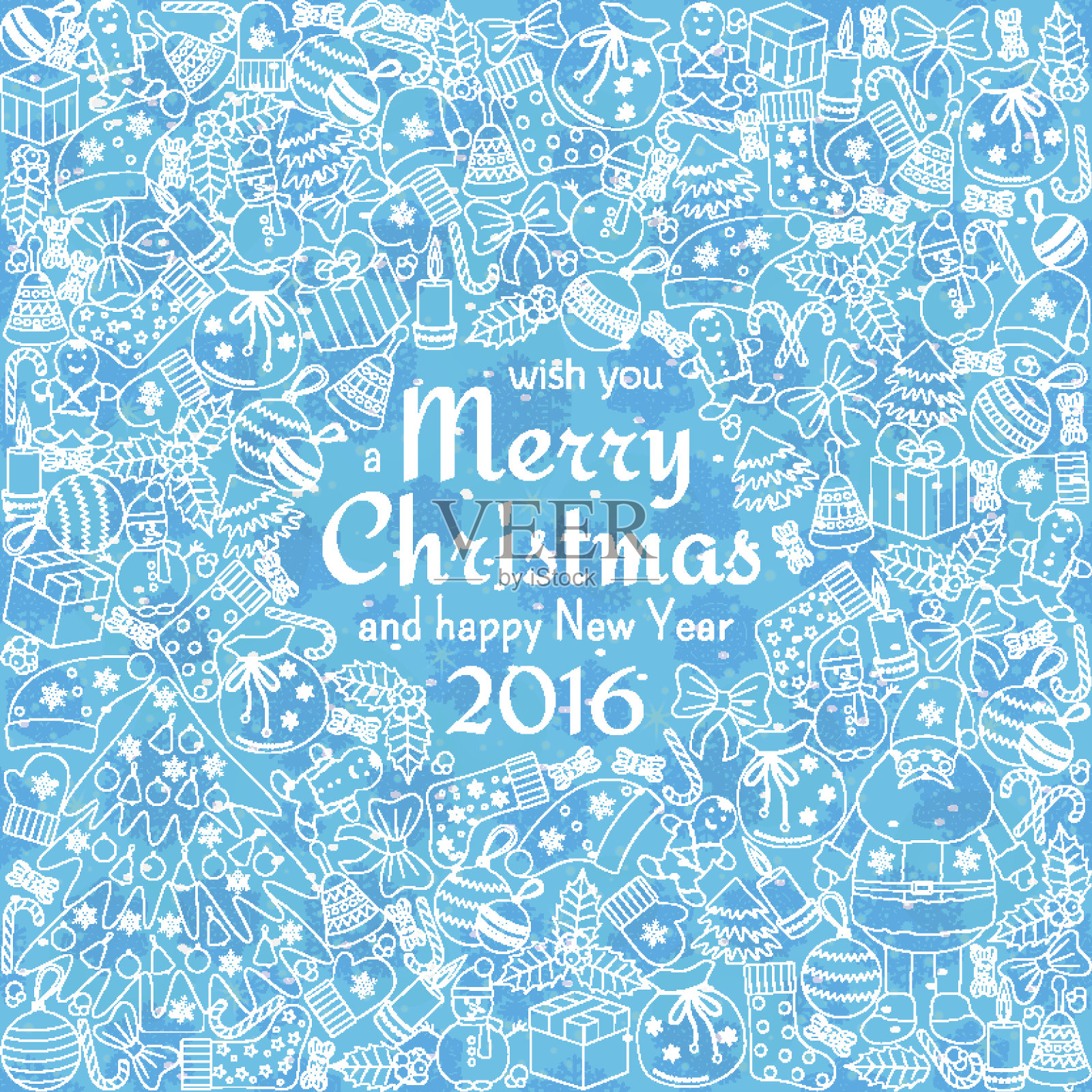 圣诞贺卡设计模板素材