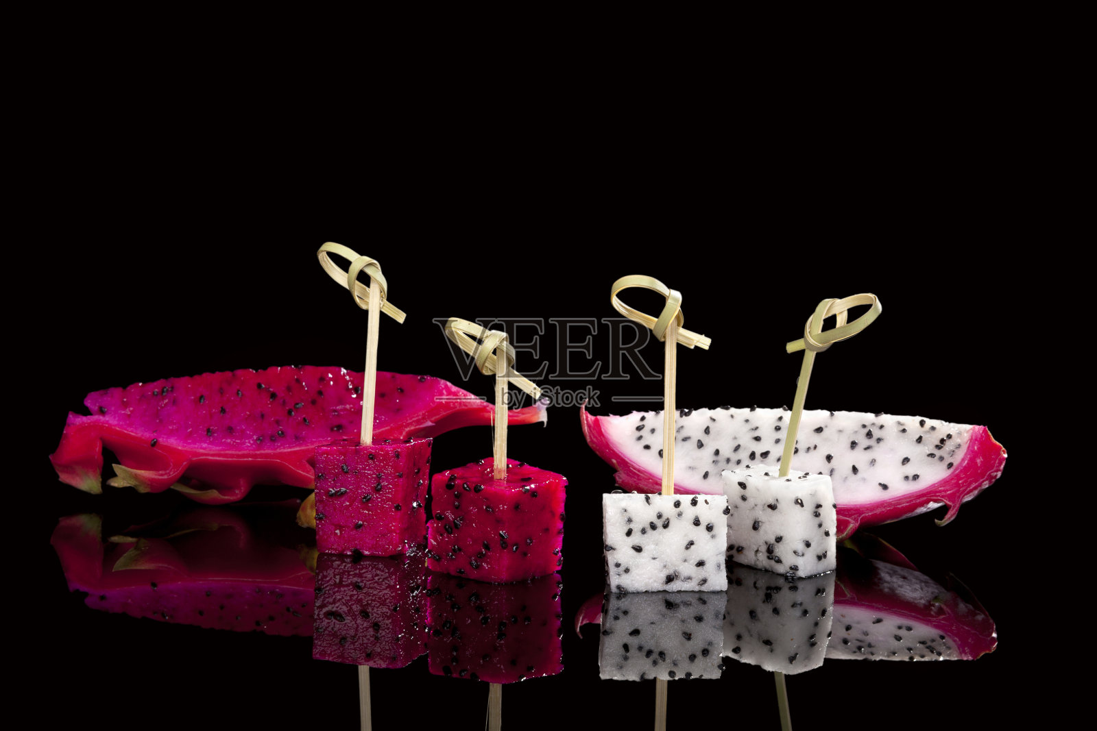 龙的水果。照片摄影图片