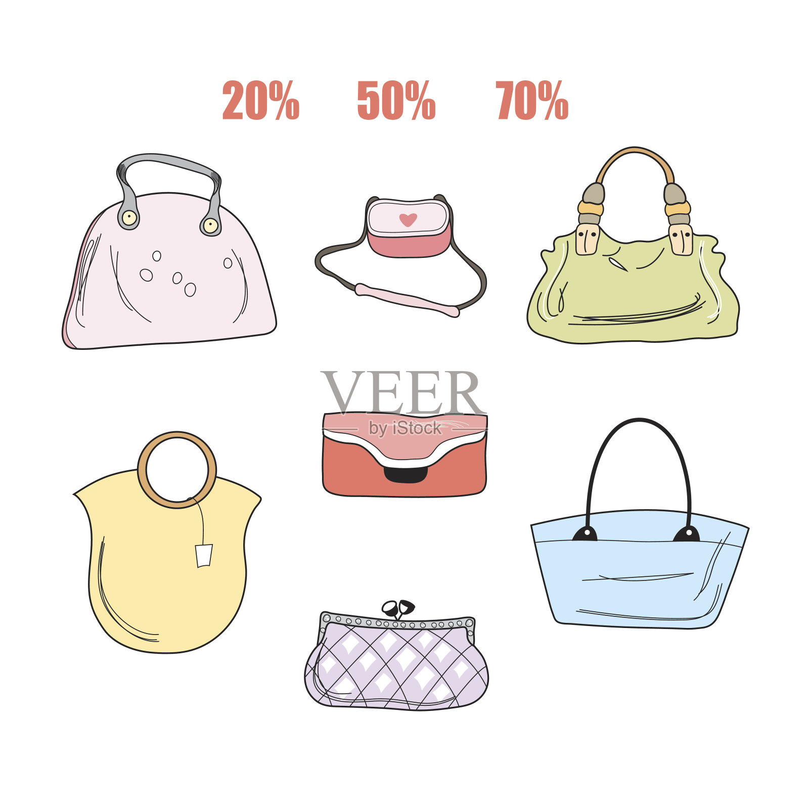 秋天的背景与靴子在一个蓝色的背景插画图片素材