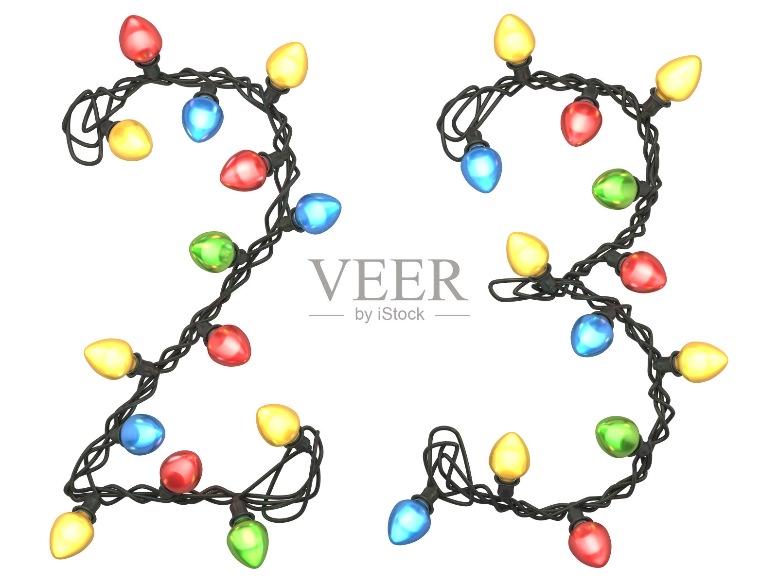 花环光字体照片摄影图片
