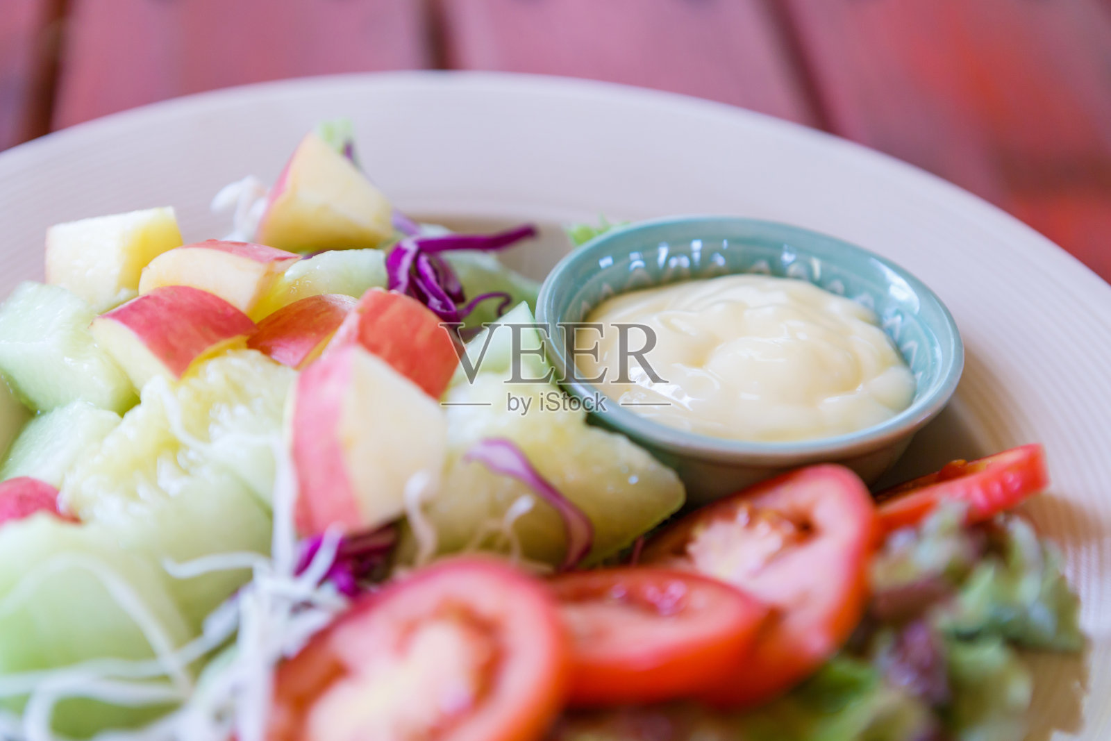 水果蔬菜沙拉照片摄影图片