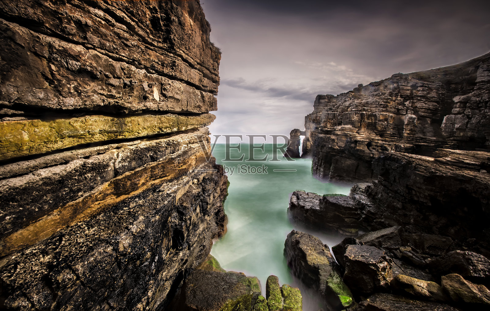 岩石和长期暴露照片摄影图片