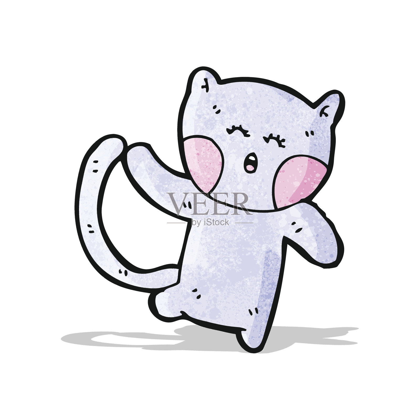 卡通猫设计元素图片