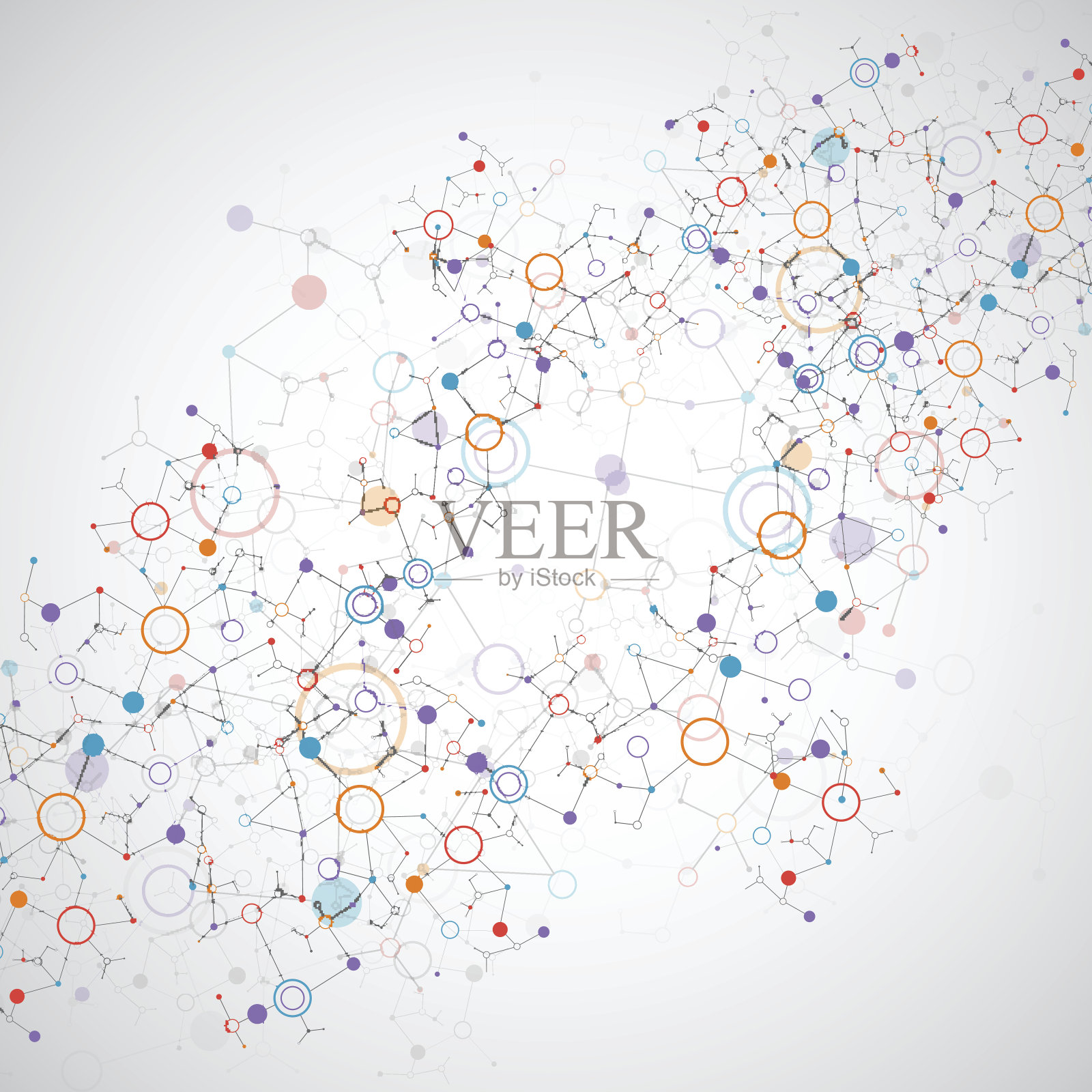 几何灰色背景。插画图片素材