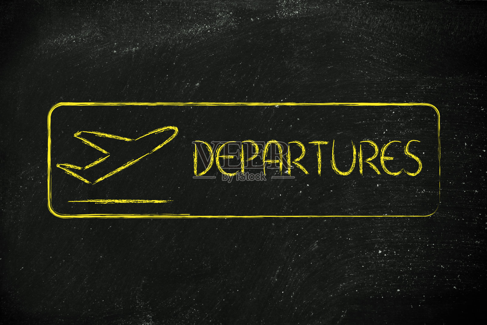 机场航站楼的离港标志照片摄影图片