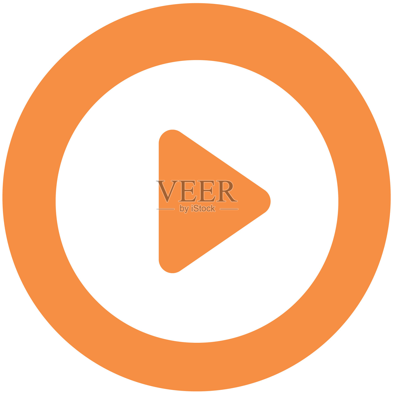 播放电影图标插画图片素材