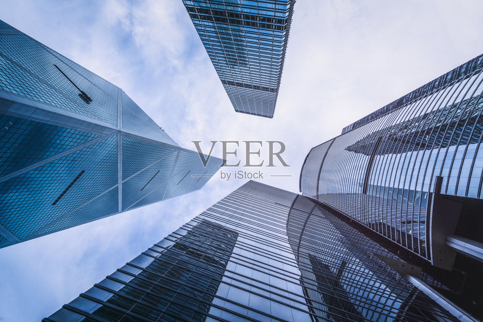 香港的现代摩天大楼，中国银行大厦照片摄影图片