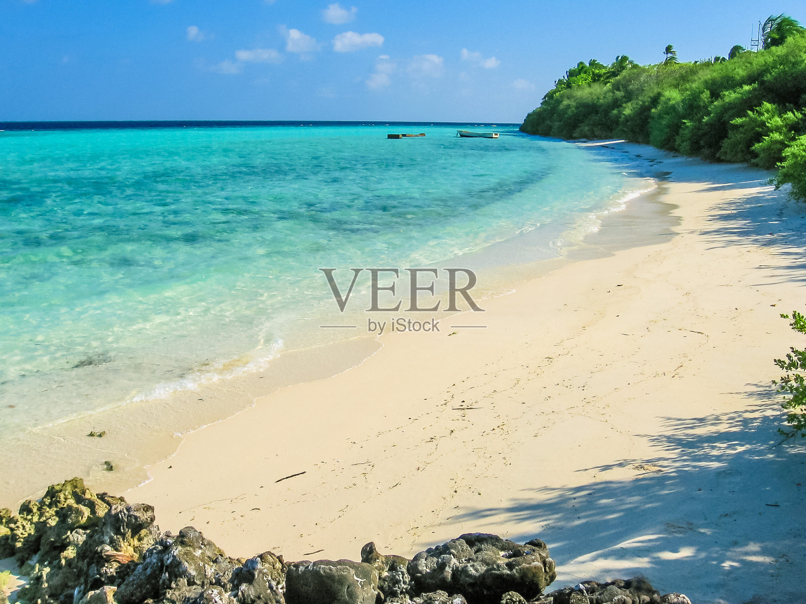 白色沙滩马尔代夫照片摄影图片