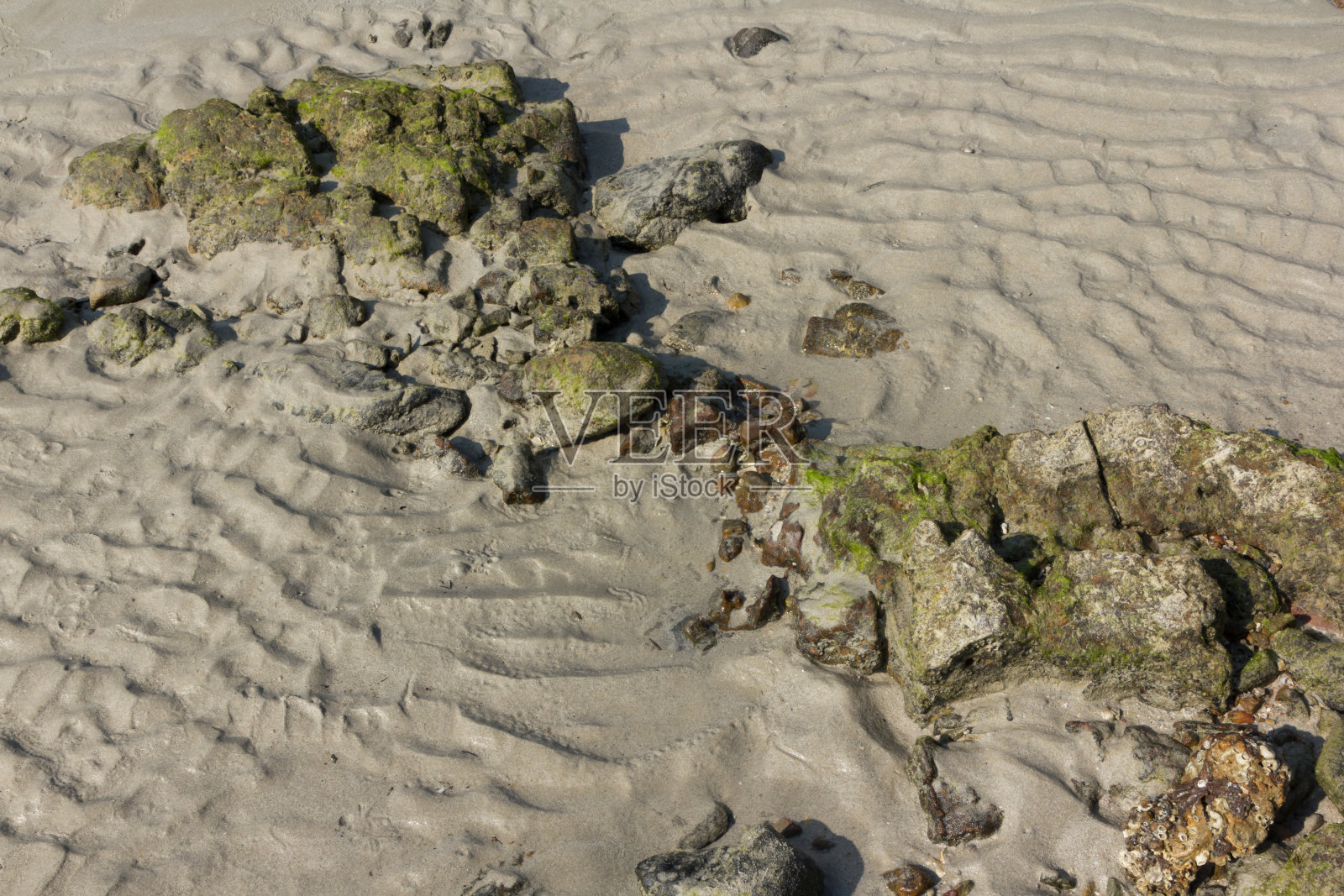 白天的石头和沙子照片摄影图片