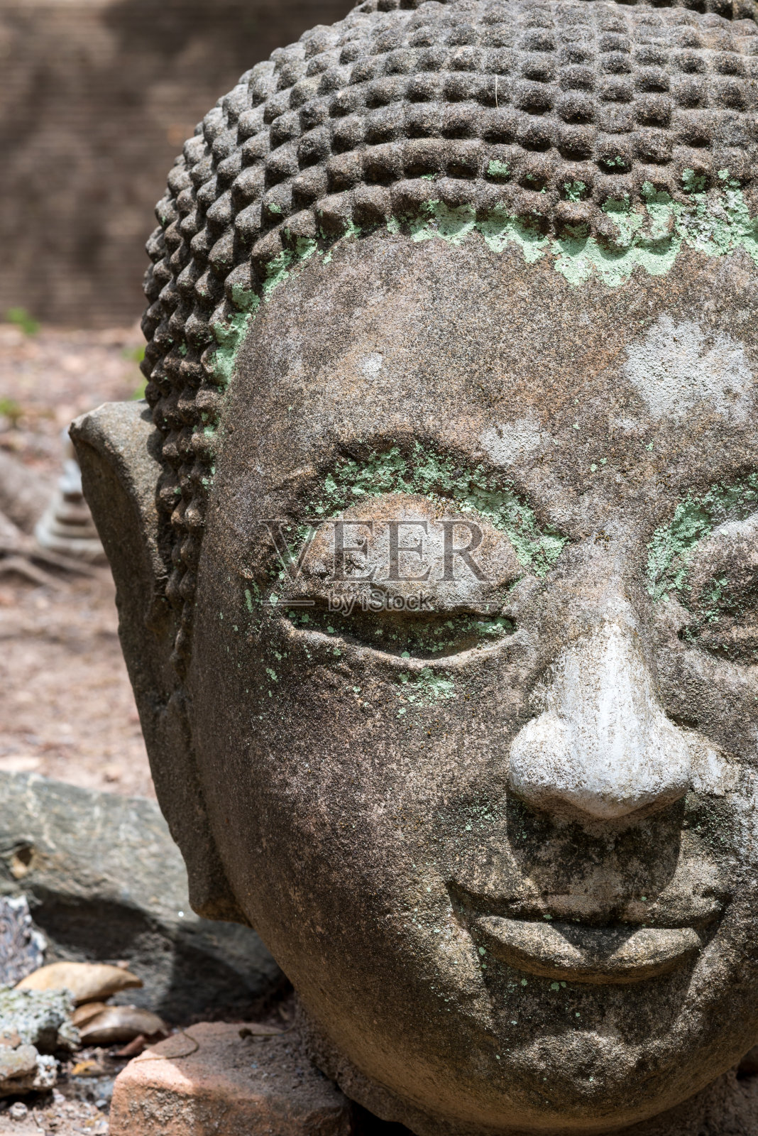 佛像历史悠久的泰国寺庙照片摄影图片