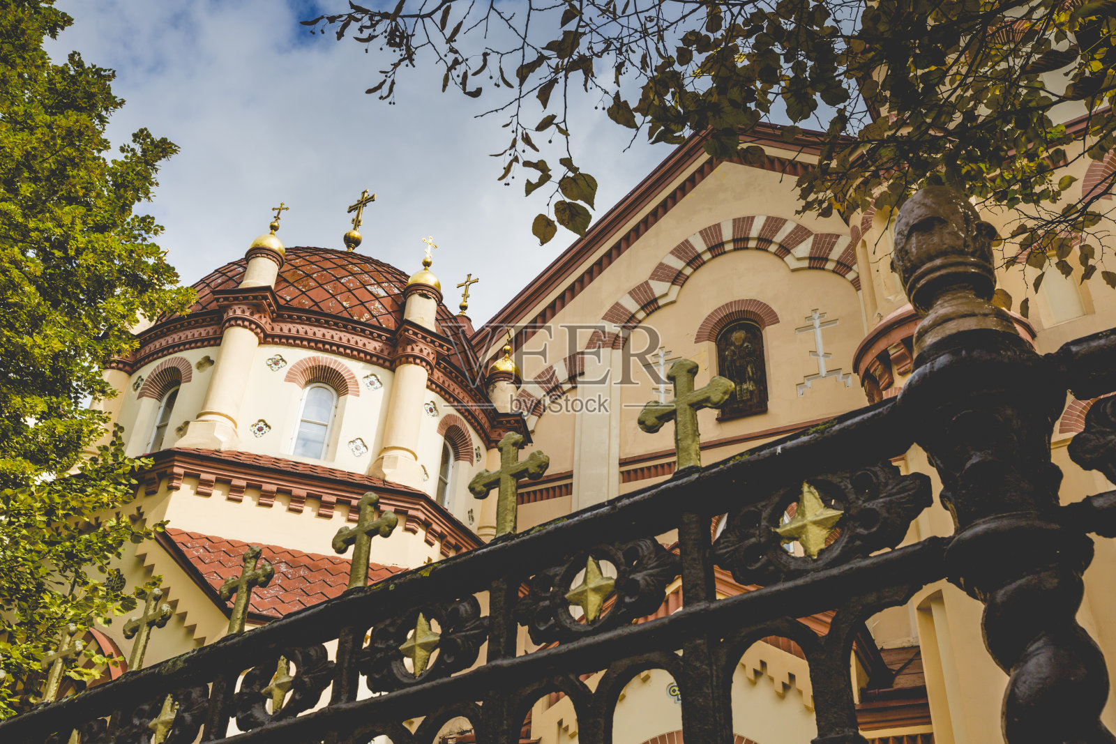 圣母教堂的穹顶照片摄影图片