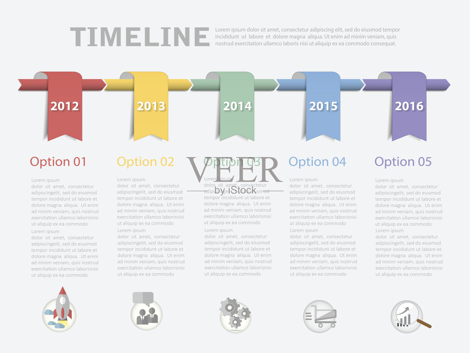 信息图表模板。矢量图插画图片素材