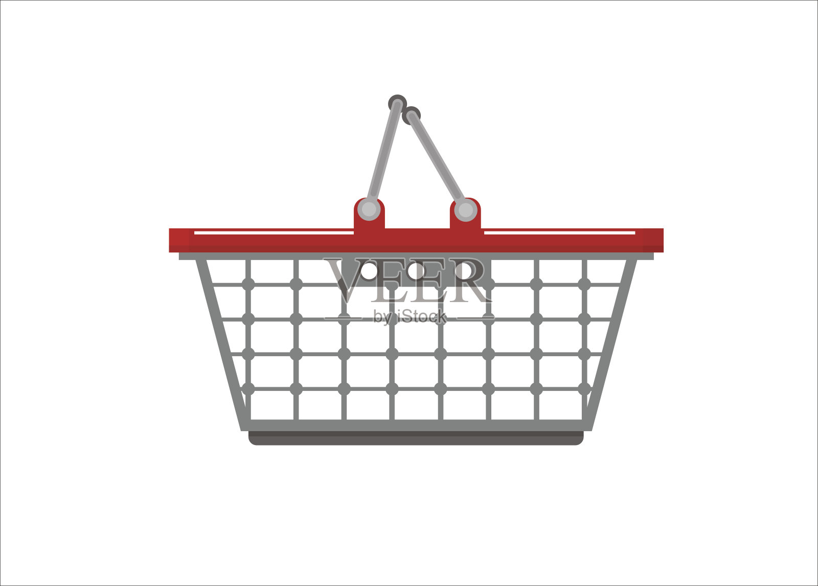 购物篮简单插图插画图片素材