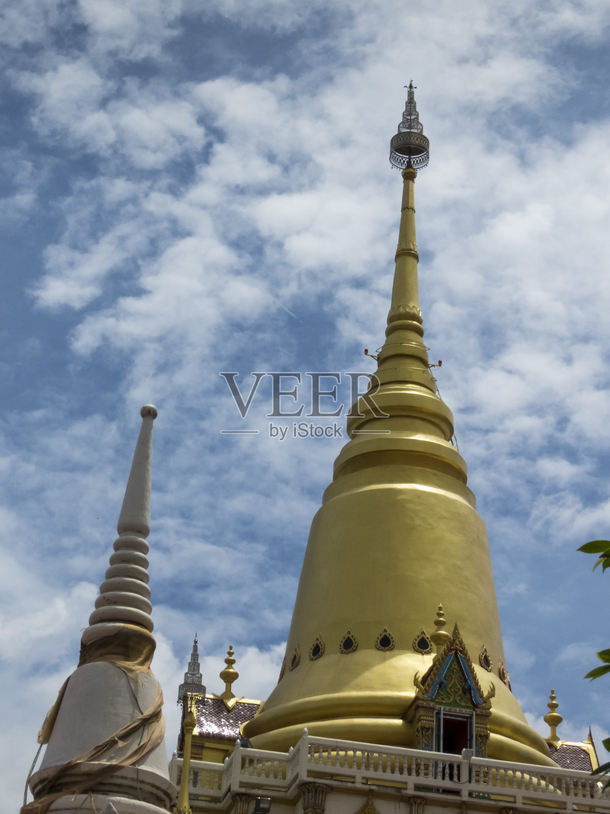 曼谷梭通寺的佛塔照片摄影图片