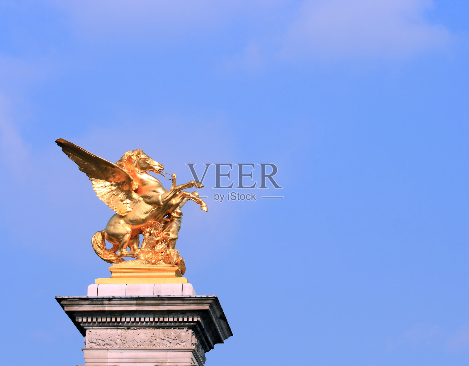 金马雕像巴黎照片摄影图片