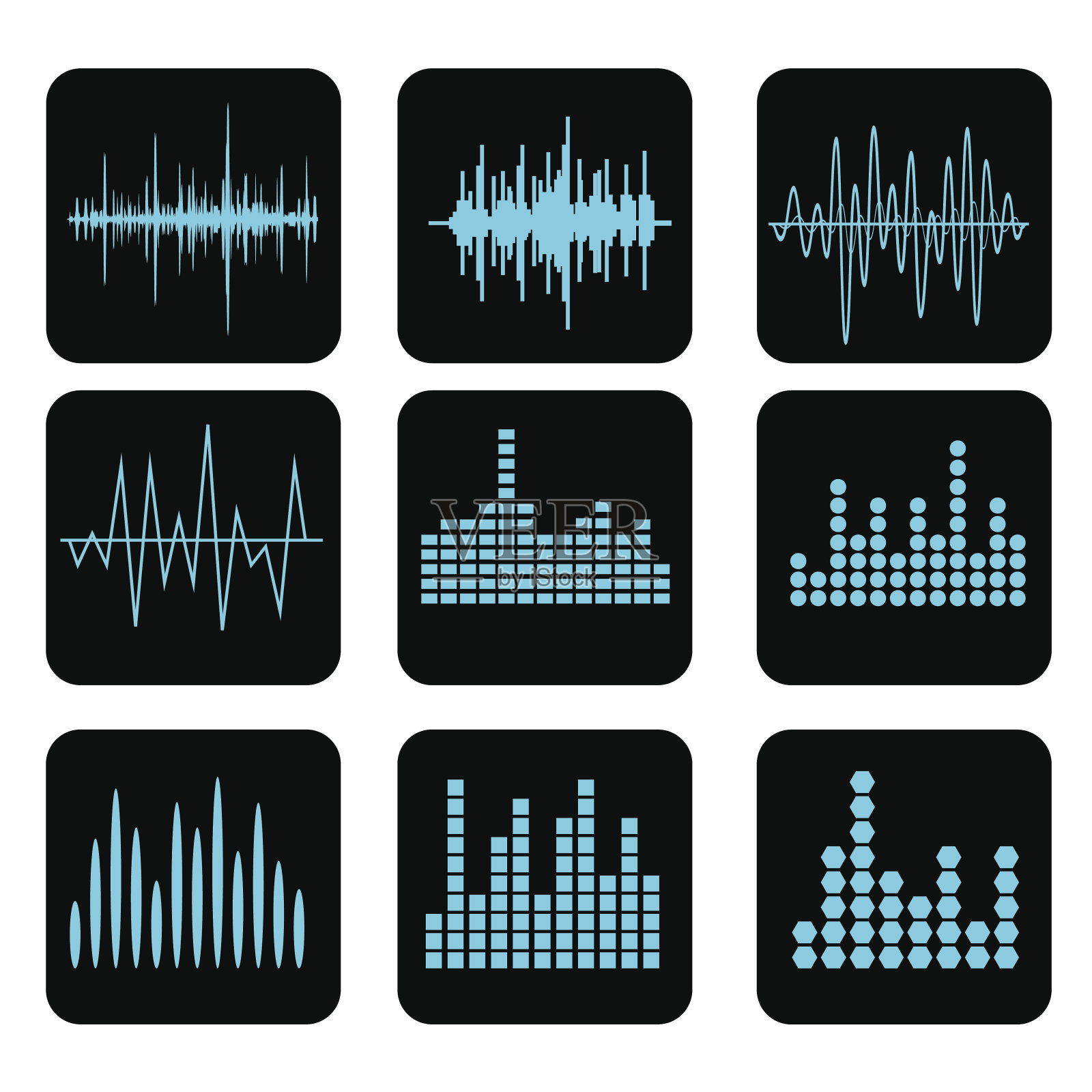 声波图标设置。音乐声波图标设置。图标素材