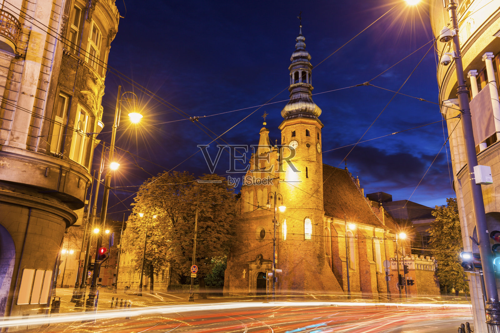 拜德戈斯茨的克拉里斯基教堂照片摄影图片