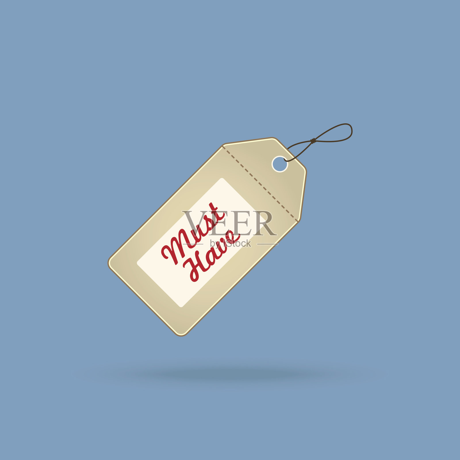 必须有标签插画图片素材