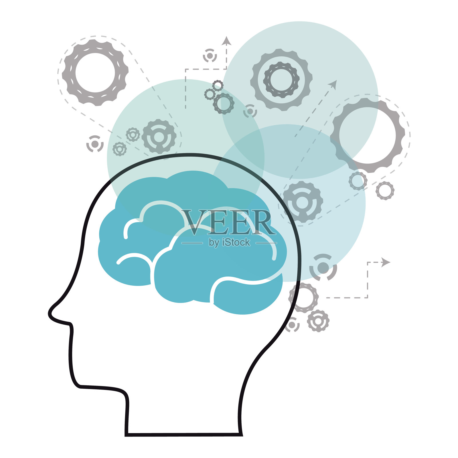 认为不同的设计插画图片素材