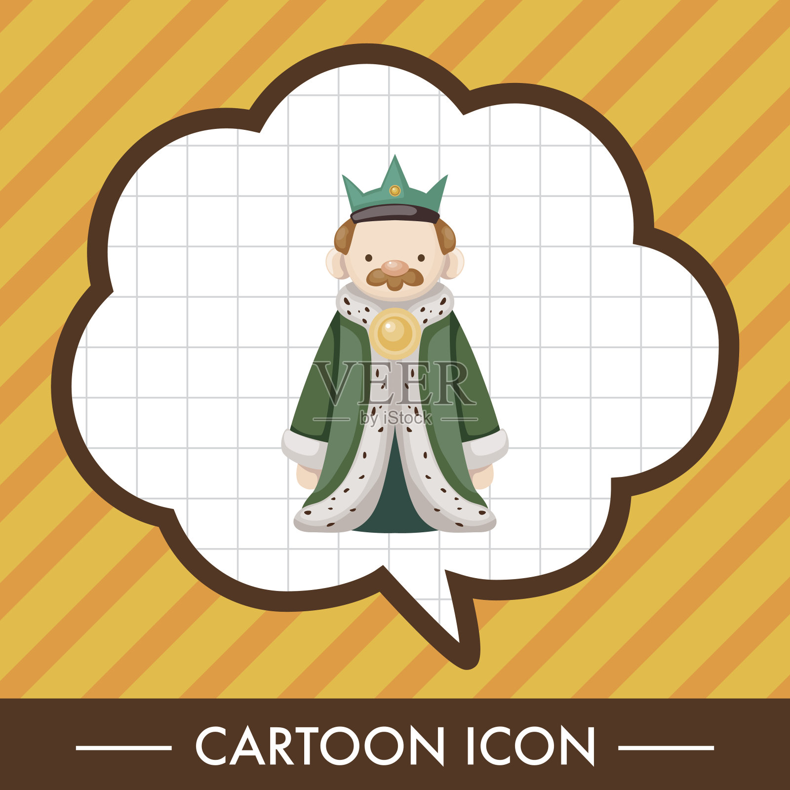 皇家主题国王元素插画图片素材