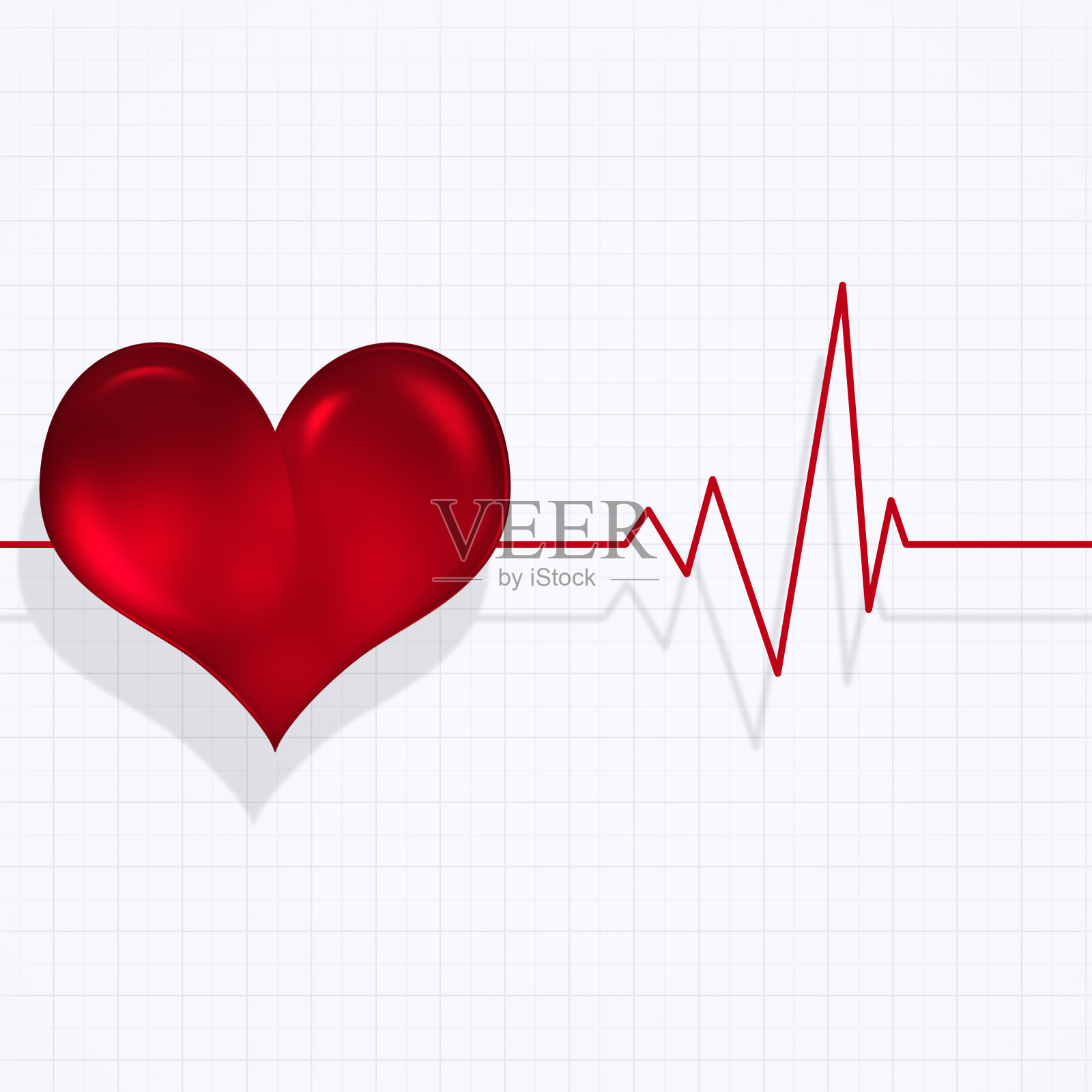 心跳的节奏插画图片素材