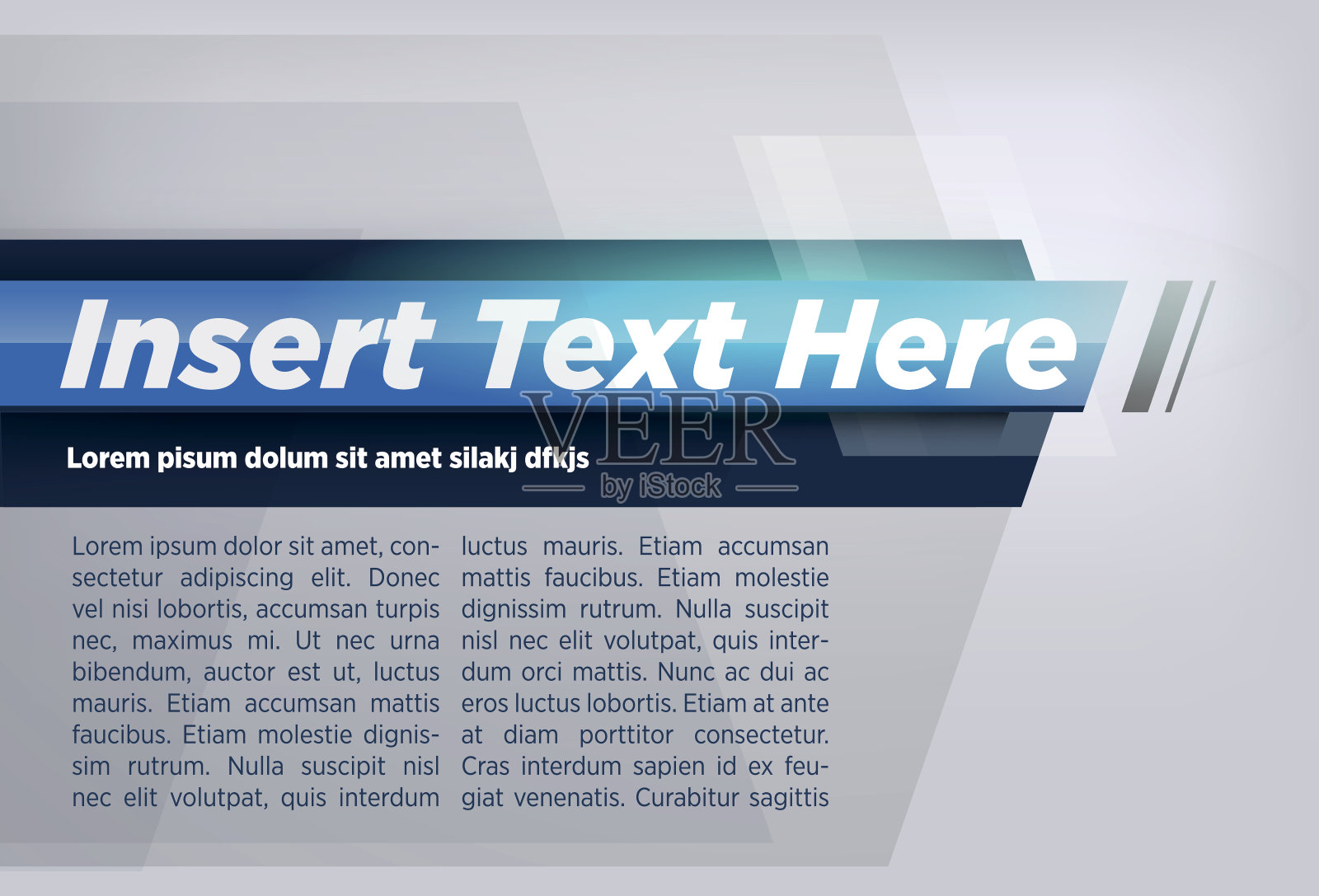 版面设计蓝色带飞溅插画图片素材