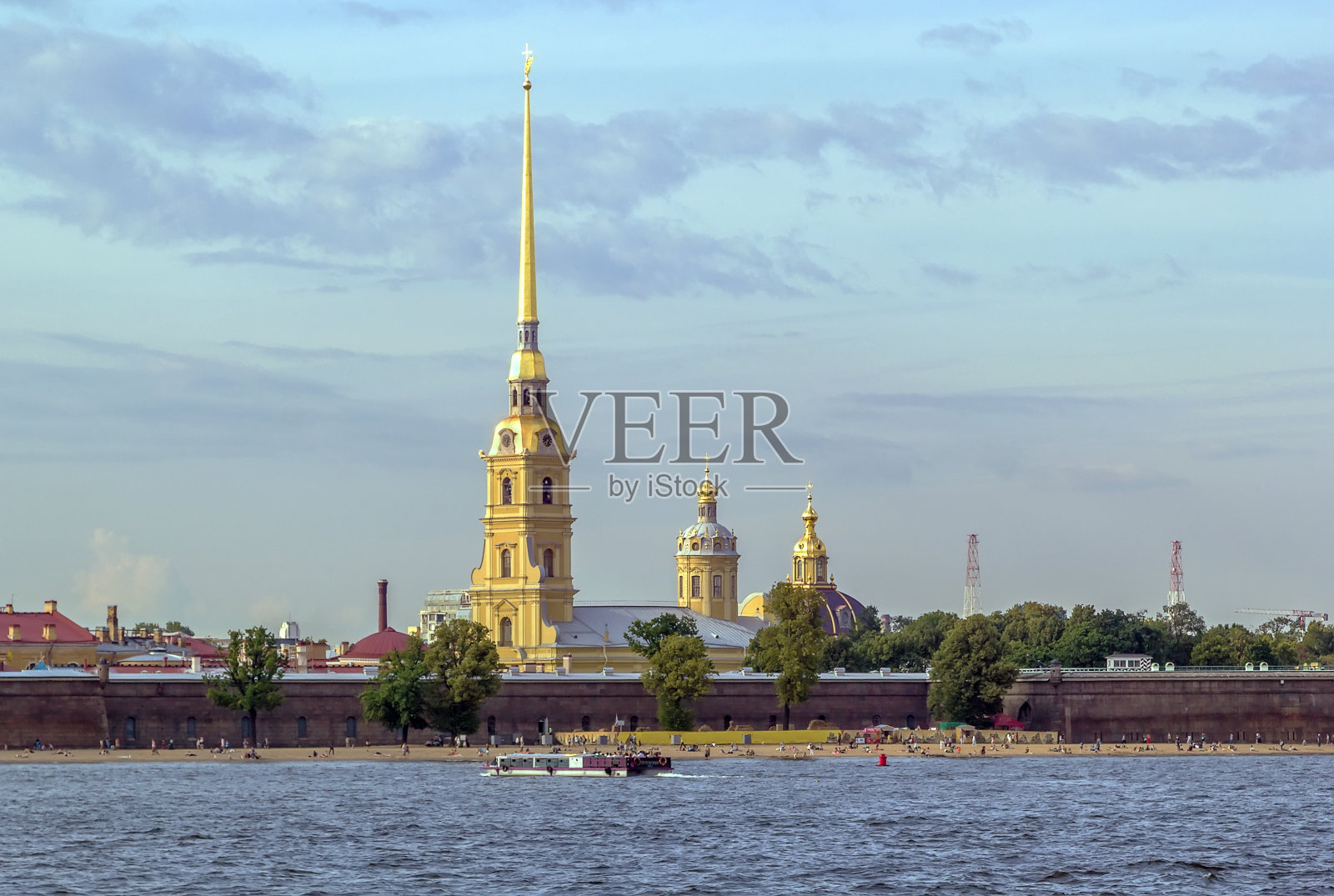 彼得和保罗要塞，圣彼得堡照片摄影图片