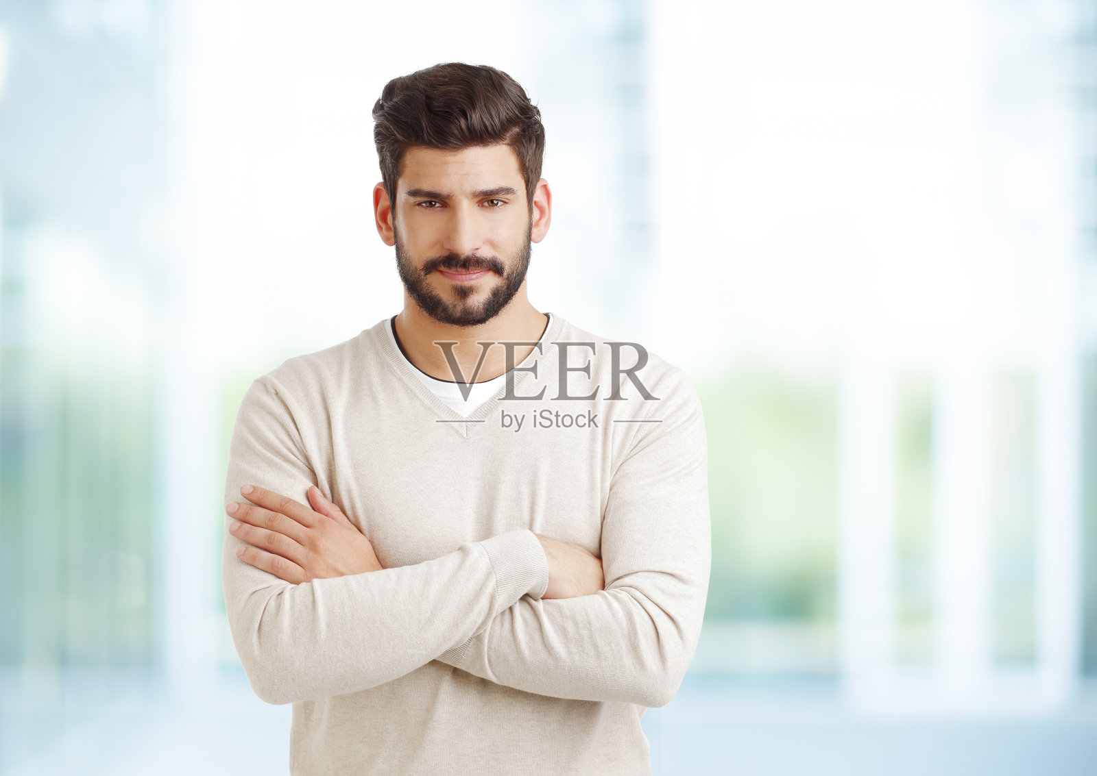 年轻的商人肖像照片摄影图片