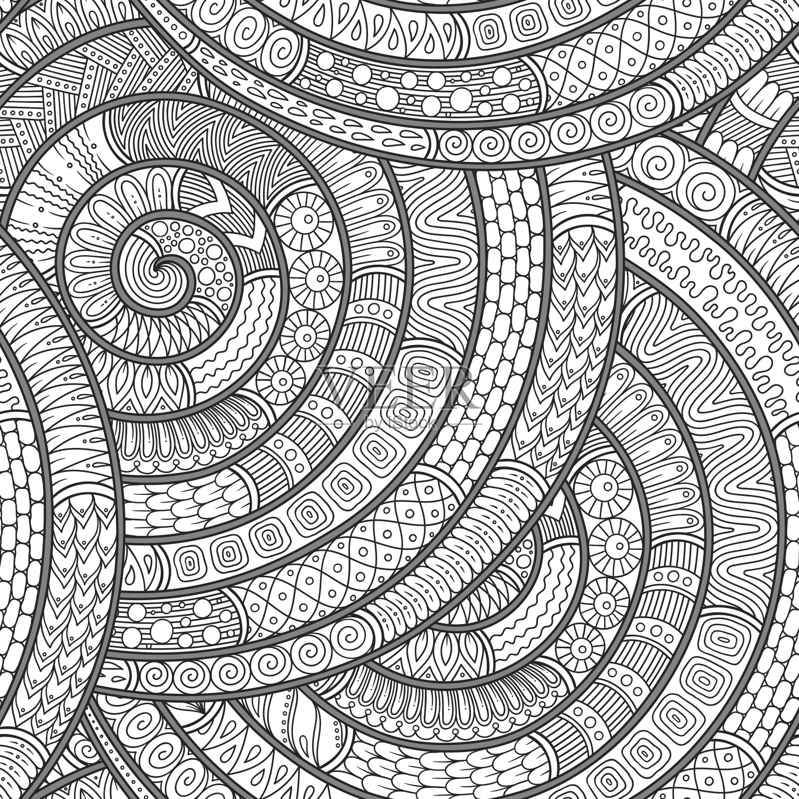 涂鸦背景矢量与涂鸦插画图片素材