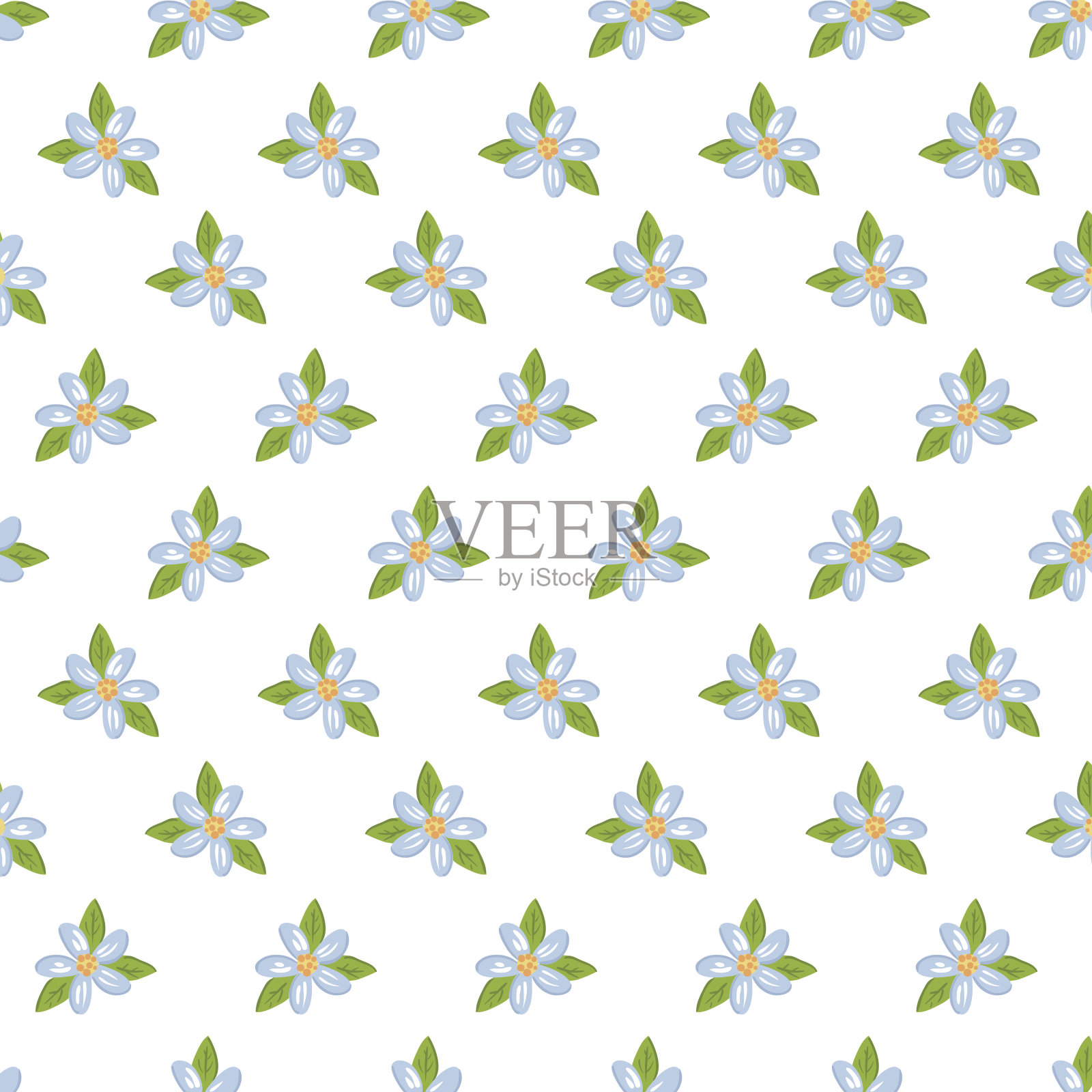 可爱的背景。插画图片素材