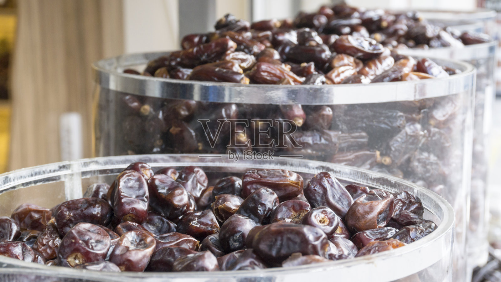 土耳其市场的新鲜枣照片摄影图片