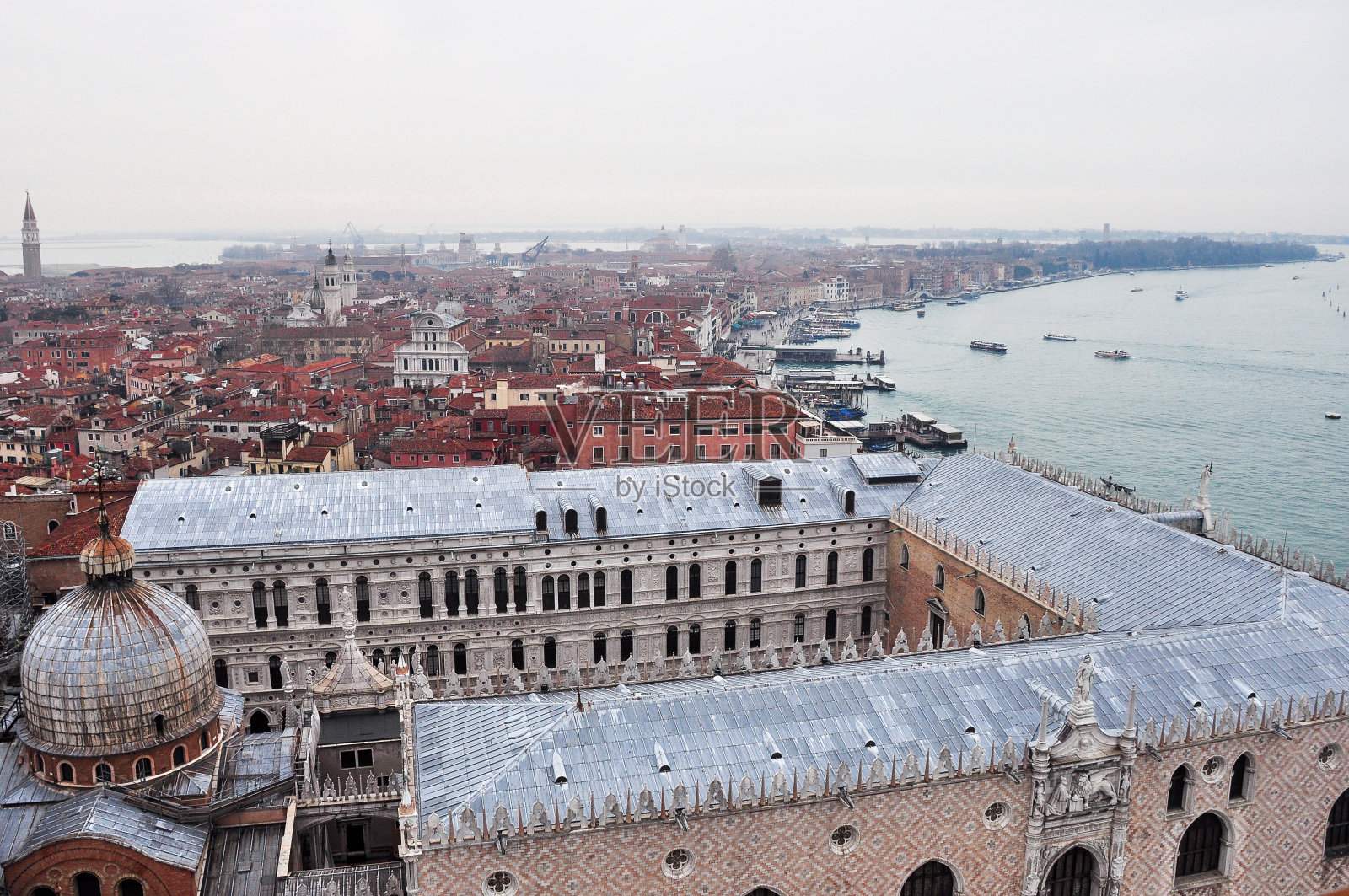 威尼斯鸟瞰图照片摄影图片