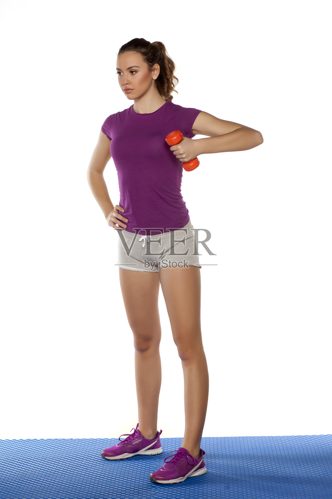 健康的女孩照片摄影图片