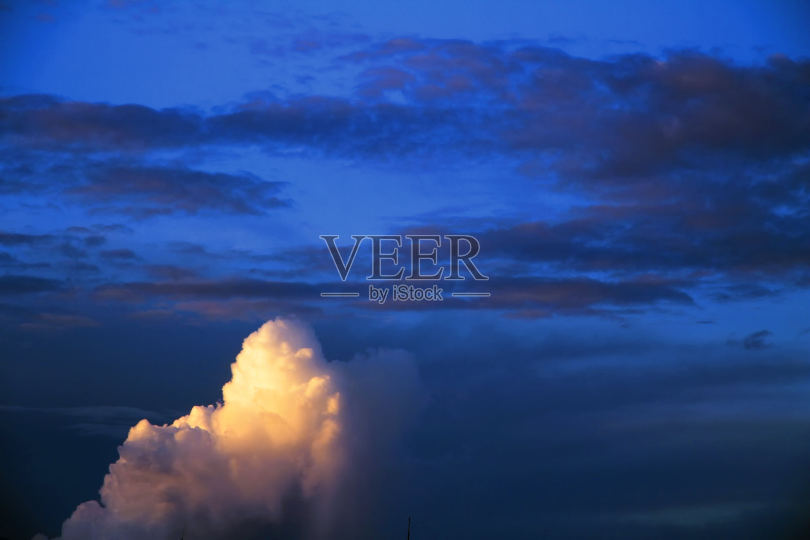 美丽的晚霞照片摄影图片