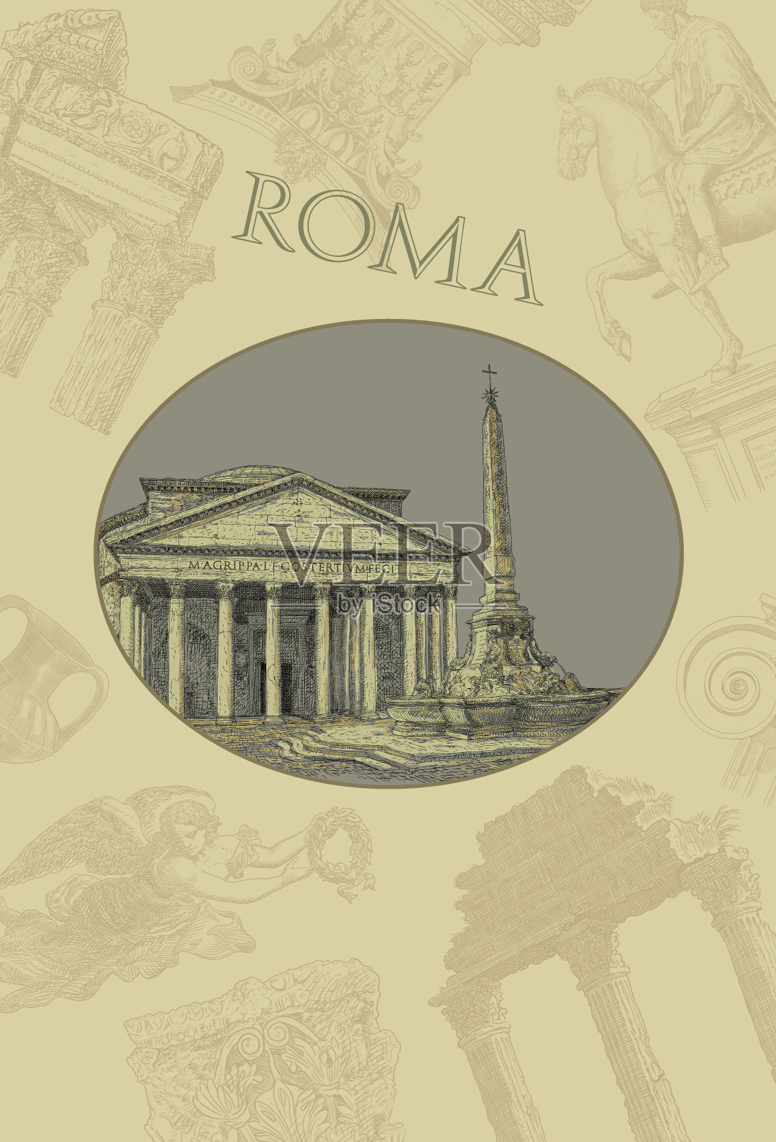 意大利罗马万神殿照片摄影图片