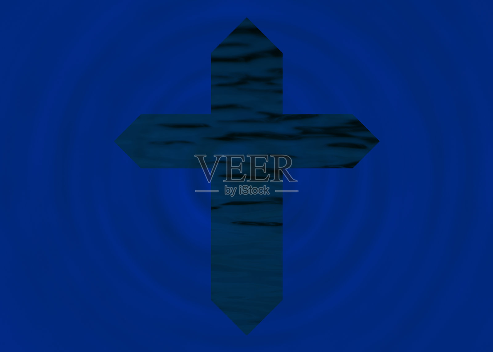 蓝色抽象的十字架照片摄影图片