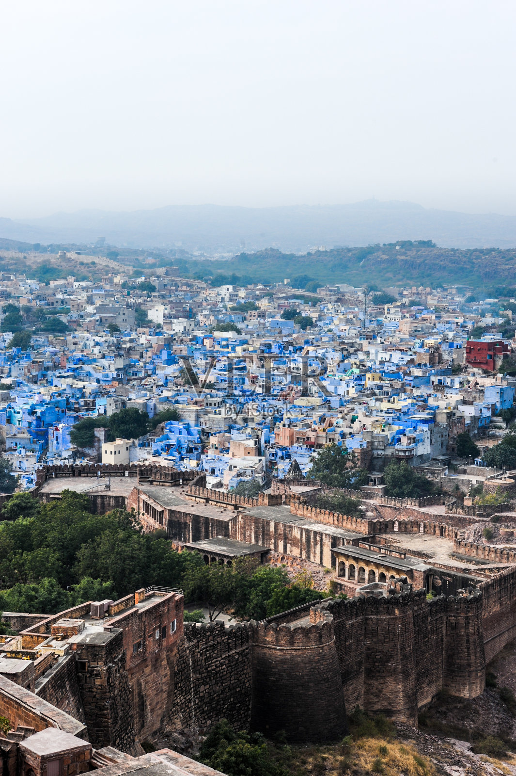 焦特布尔是蓝色的城市照片摄影图片