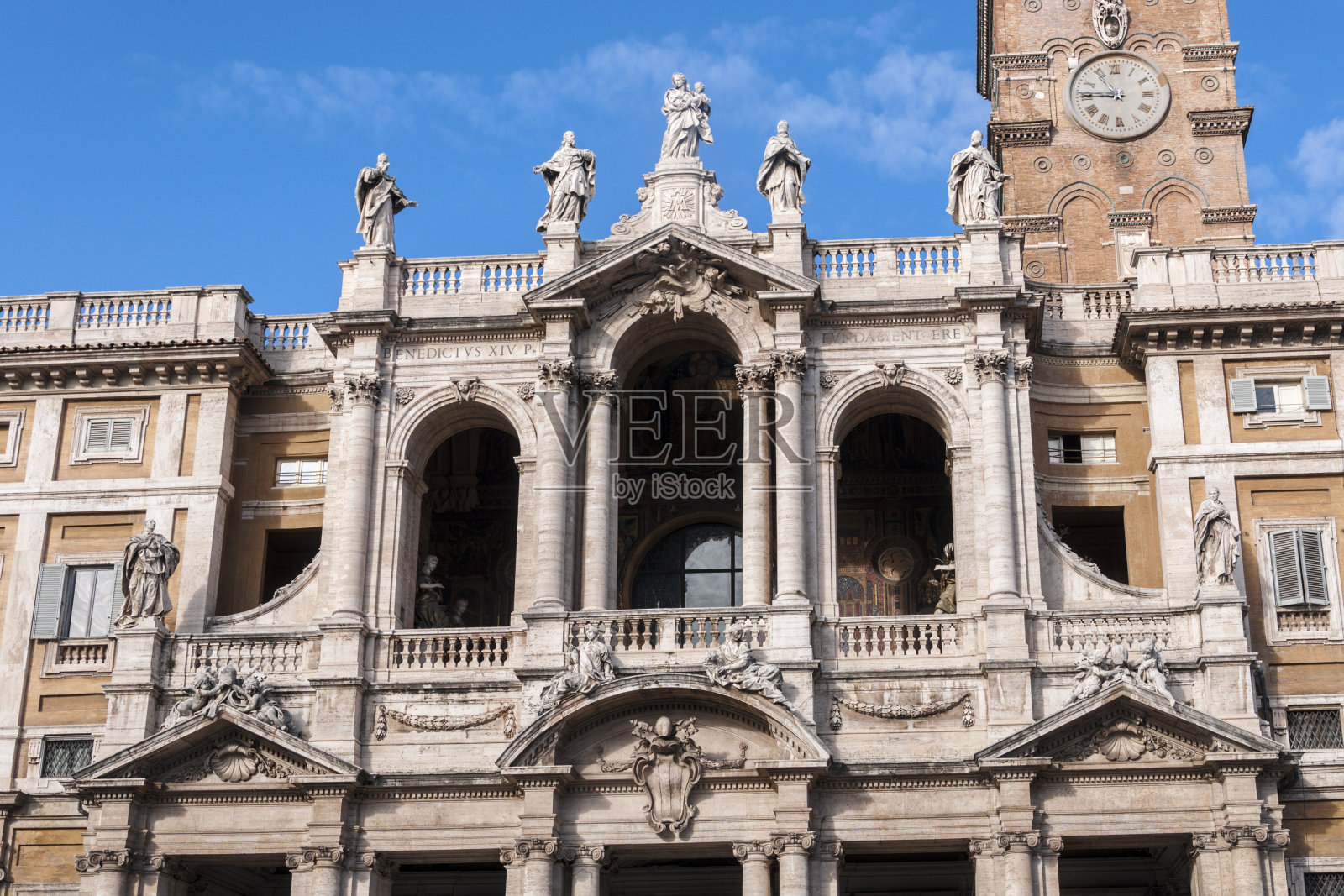 圣玛丽亚少校大教堂照片摄影图片