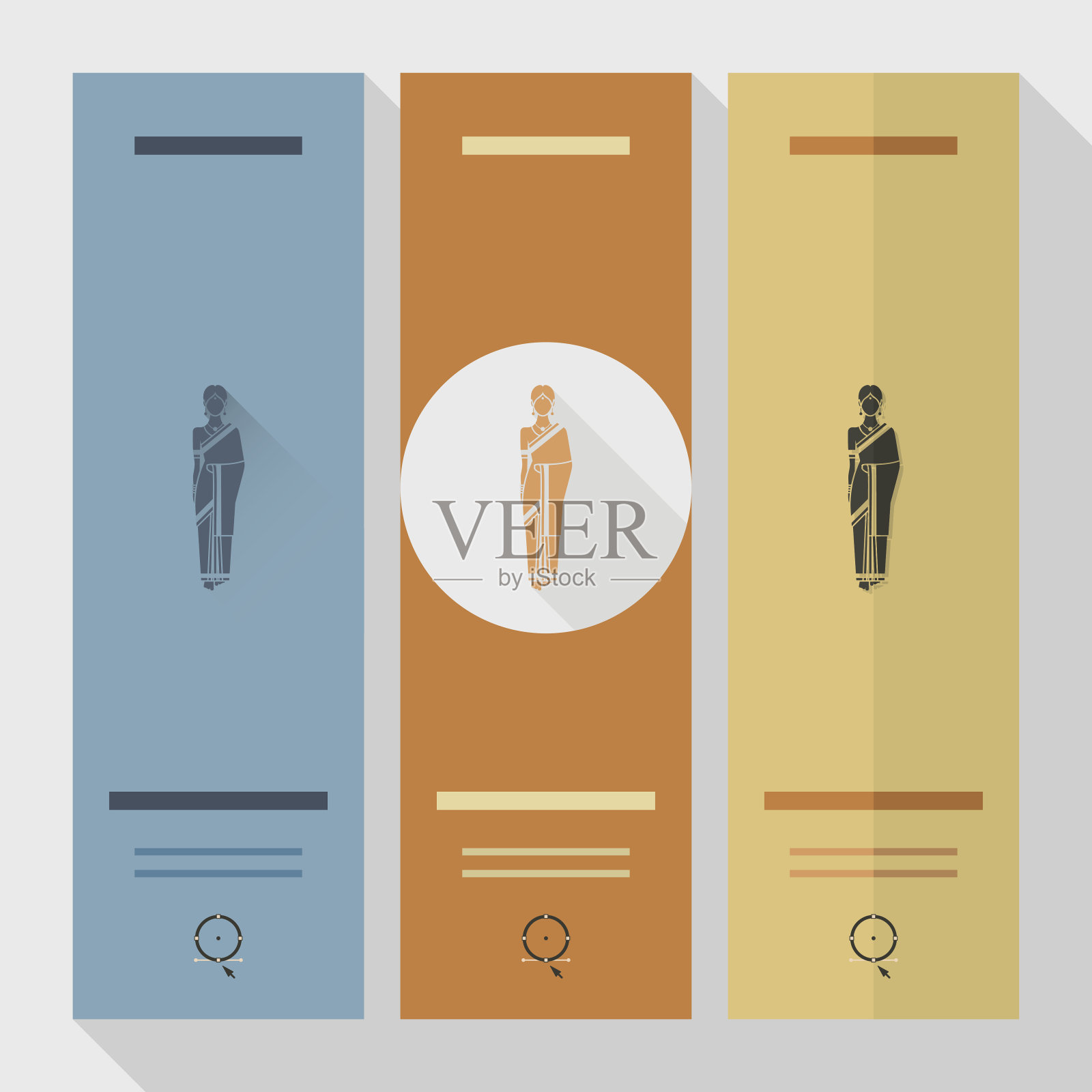 排灯节。印度节日图标插画图片素材